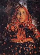 Filip Andreevich Malyavin The village girl oil painting reproduction